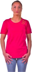 Emporio Armani EA7 T-Shirt Roze Dames