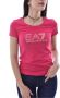 Emporio Armani EA7 T-shirt Roze Dames - Thumbnail 1