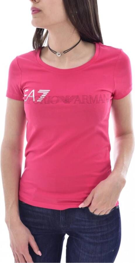 Emporio Armani EA7 T-Shirts Pink Dames