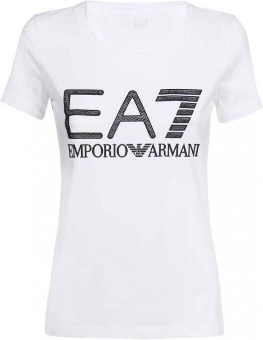 Emporio Armani EA7 T-shirt Wit Dames