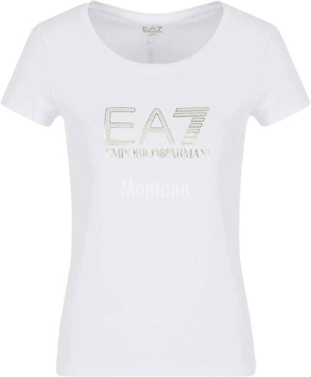 Emporio Armani EA7 T-shirt Wit Dames
