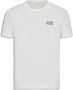 Emporio Ar i EA7 Witte katoenen T-shirt met lange mouwen en EA7-logo White - Thumbnail 3