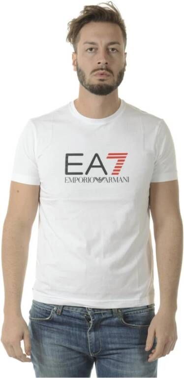 Emporio Armani EA7 Sweatshirt T-Shirt Combo White Heren