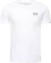 Emporio Armani EA7 Minimalistische EA7 T-shirt van zacht Pima-katoen White Heren - Thumbnail 2