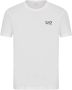 Emporio Armani EA7 Minimalistische EA7 T-shirt van zacht Pima-katoen White Heren - Thumbnail 1