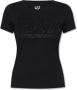 Emporio Armani EA7 T-shirt Zwart Dames - Thumbnail 1