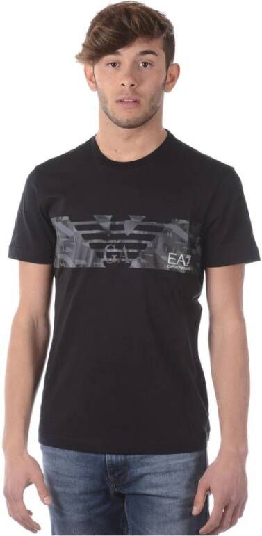 Emporio Armani EA7 Sweatshirt T-Shirt Combo Black Heren