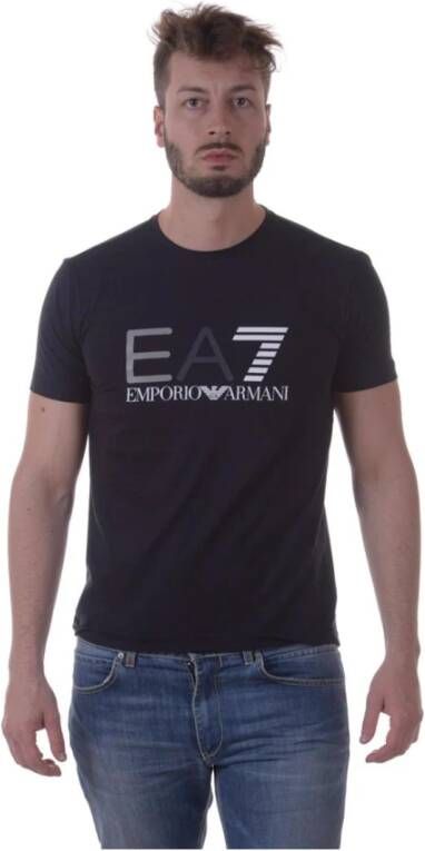 Emporio Armani EA7 Casual Logo Sweatshirt Black Heren