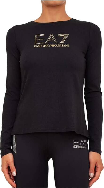 Emporio Armani EA7 T-shirts and Polos Zwart Dames