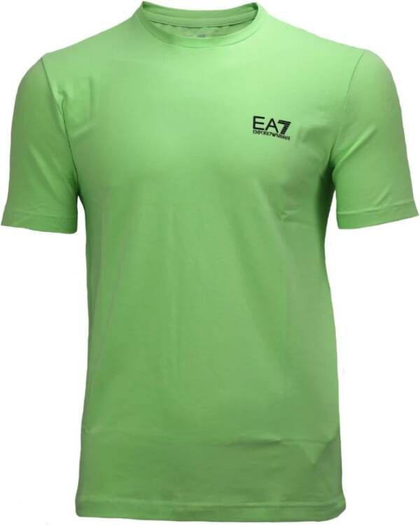 EA7 Basic Logo Stretch-Cotton Shirt Heren