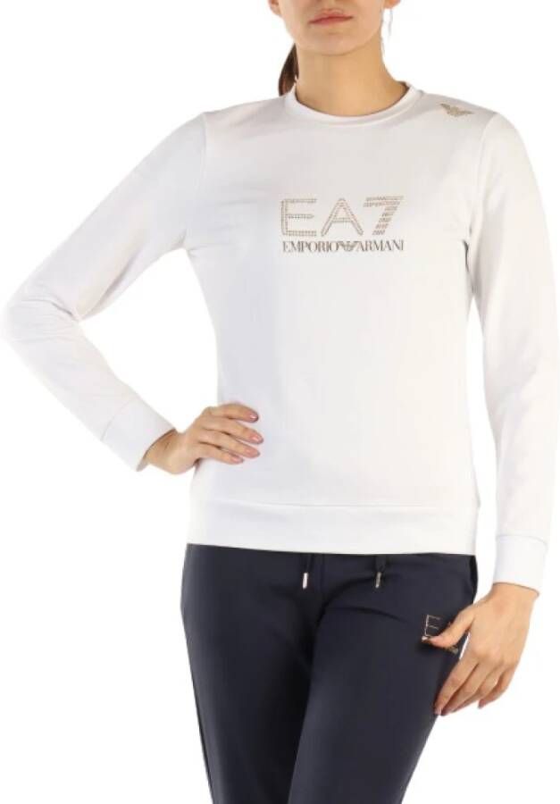 Emporio Armani EA7 Sweatshirts White Dames