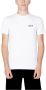 Emporio Armani EA7 Minimalistisch T-shirt met korte mouwen White Heren - Thumbnail 2