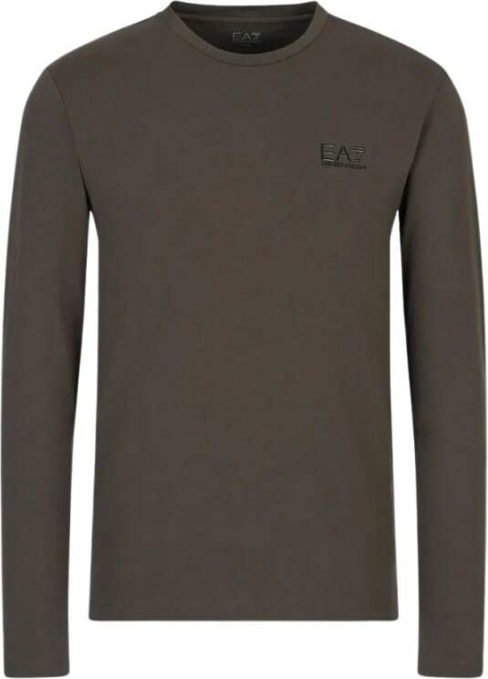 Emporio Armani EA7 Topje met lange mouwen Grijs Heren