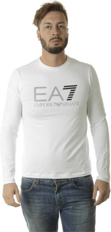 Emporio Armani EA7 Stijlvolle Sweatshirts voor Mannen en Vrouwen White Heren