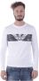 Emporio Armani EA7 Stijlvolle Sweater Pullover voor Mannen White Heren - Thumbnail 1