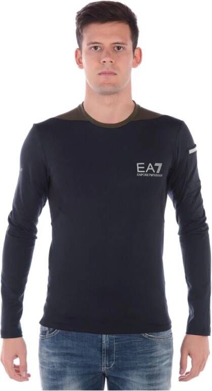 Emporio Armani EA7 Topje met lange mouwen Zwart Heren