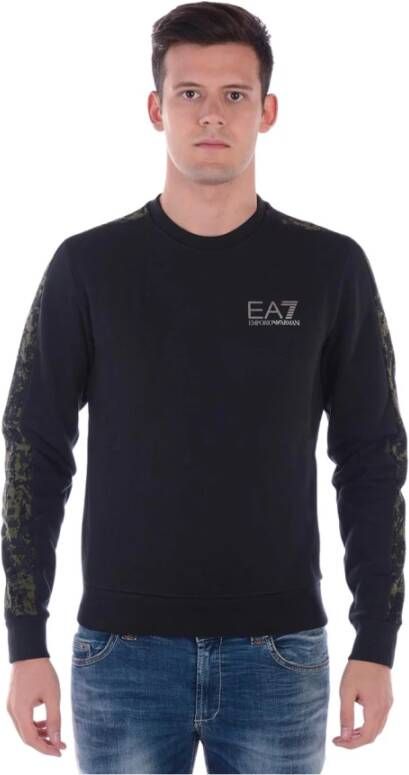 Emporio Armani EA7 Topje met lange mouwen Black Heren