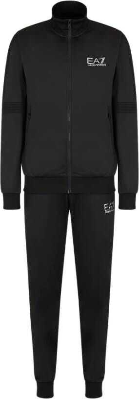 Emporio Armani EA7 Compleet: Sweatshirt en Joggers Set Black Heren