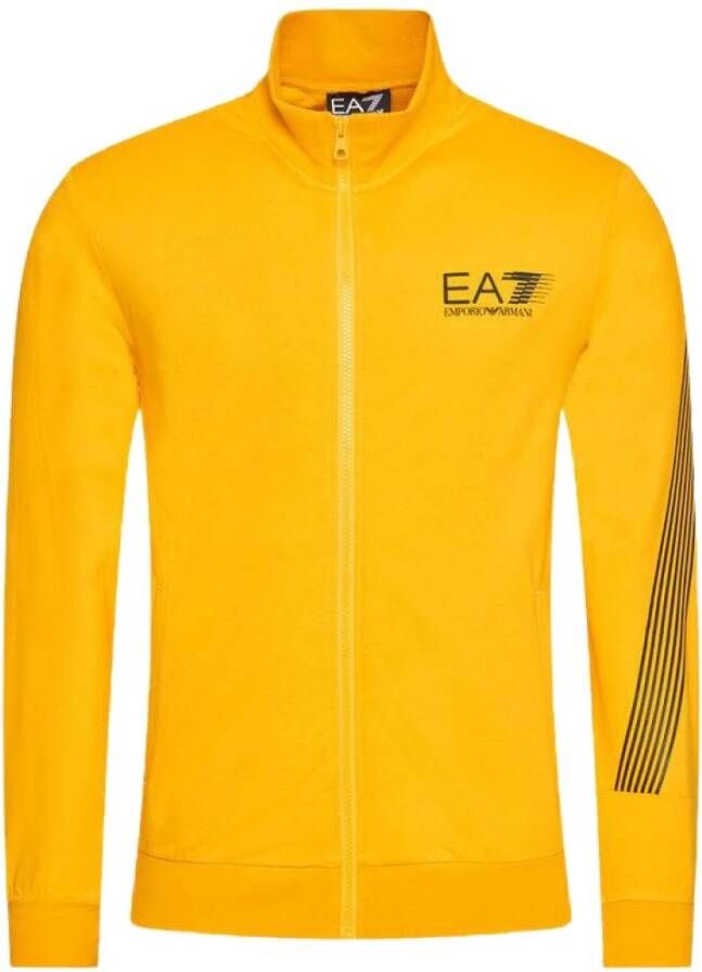 Emporio Armani EA7 Sportief Tracksuit Set Yellow Heren