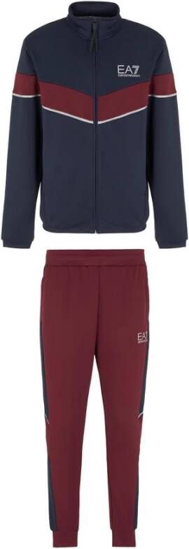 Emporio Armani EA7 Trainingsset Rood Heren