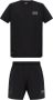 Emporio Armani EA7 Back Print T-Shirt Shorts Set Black- Heren Black - Thumbnail 1