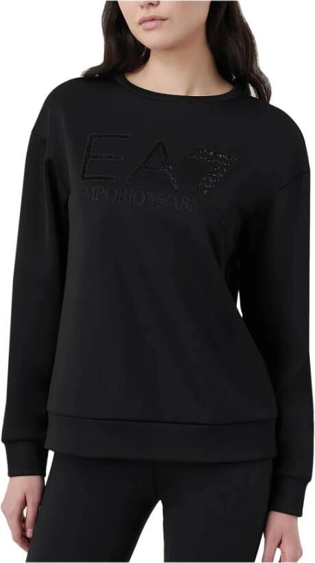 Emporio Armani EA7 Sweatshirt Zwart Dames - Foto 3