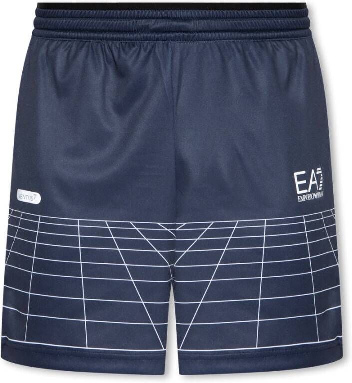Emporio Armani EA7 Ventus 7 shorts Blauw Heren