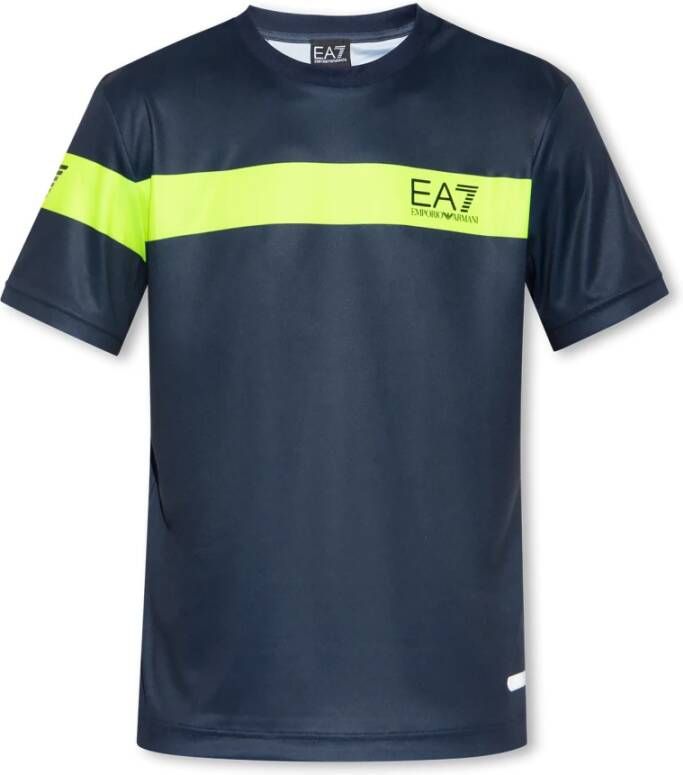 Emporio Armani EA7 Ventus 7 T-shirt Blauw Heren
