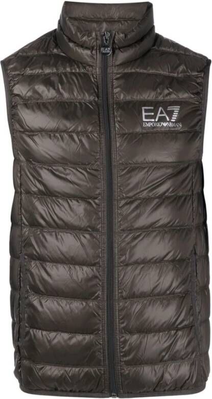 Emporio Armani EA7 Vests Grijs Heren