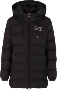 Emporio Armani EA7 Winter Jackets Zwart Dames
