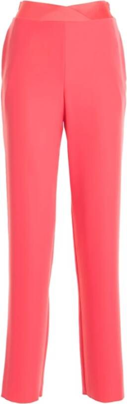 Giorgio Armani Straight Trousers Pink Dames