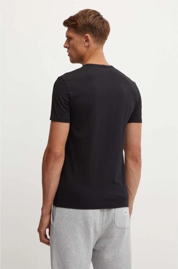 Emporio Armani 2-Pack V-hals T-shirts Zwart Black Heren - Foto 3