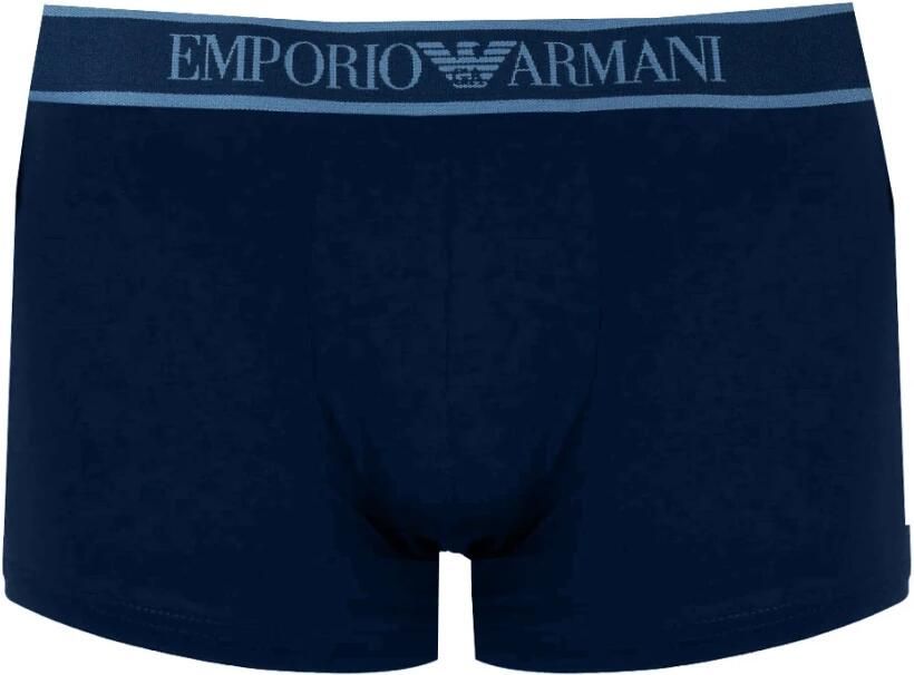Emporio Armani Blauw Katoenen Ondergoed Collectie Herfst Winter Blue Heren - Foto 5