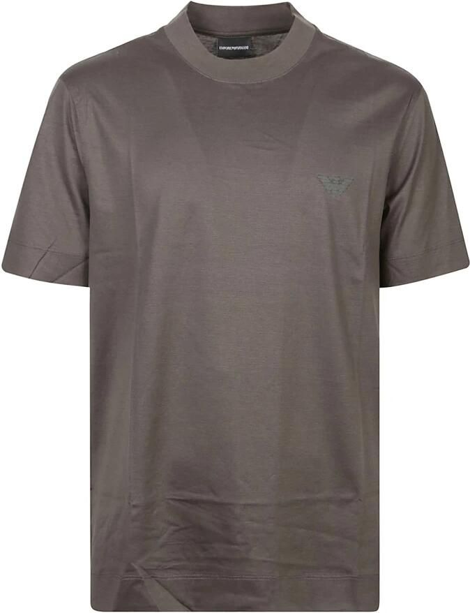 Emporio Armani Groene T-shirts en Polos met Adelaar Logo Green Heren