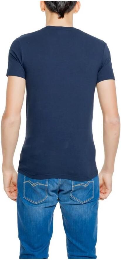 Emporio Armani Heren Basic T-shirt Lente Zomer Collectie Blue Heren