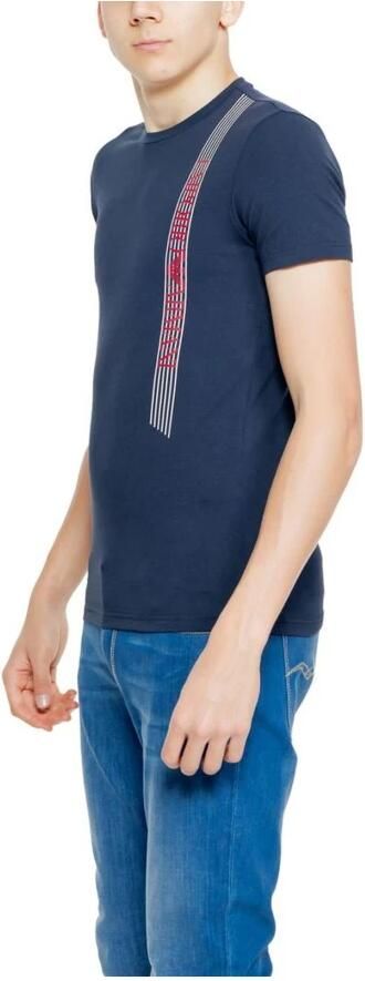 Emporio Armani Heren Basic T-shirt Lente Zomer Collectie Blue Heren - Foto 2