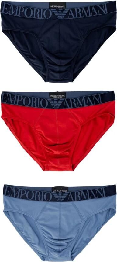 Emporio Armani Heren Slip Lente Zomer Katoenen Ondergoed Multicolor Heren - Foto 2