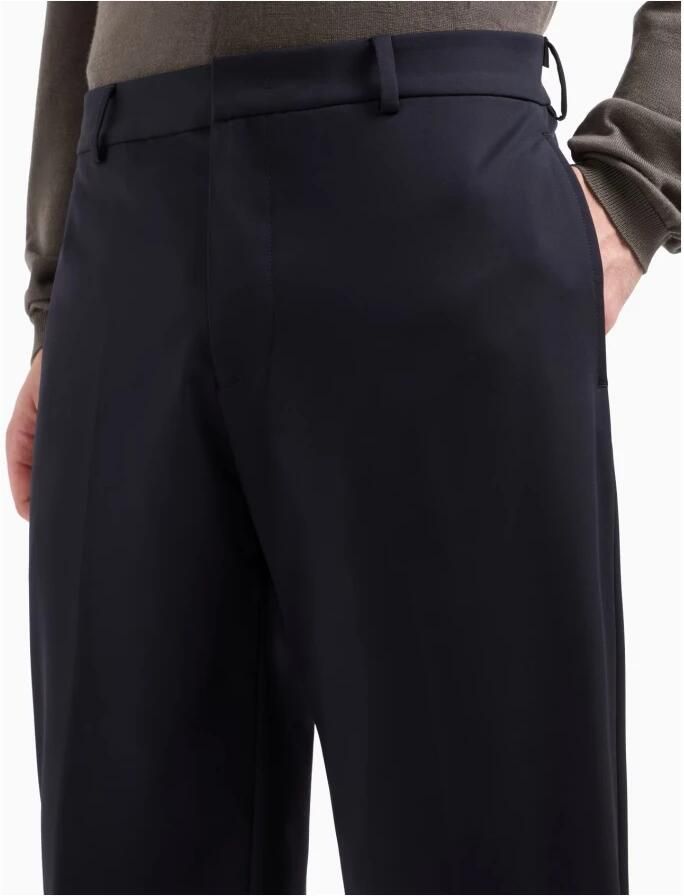 Emporio Armani Blauwe Navy Chino's Stijlvolle Herenbroek Blue Heren - Foto 5