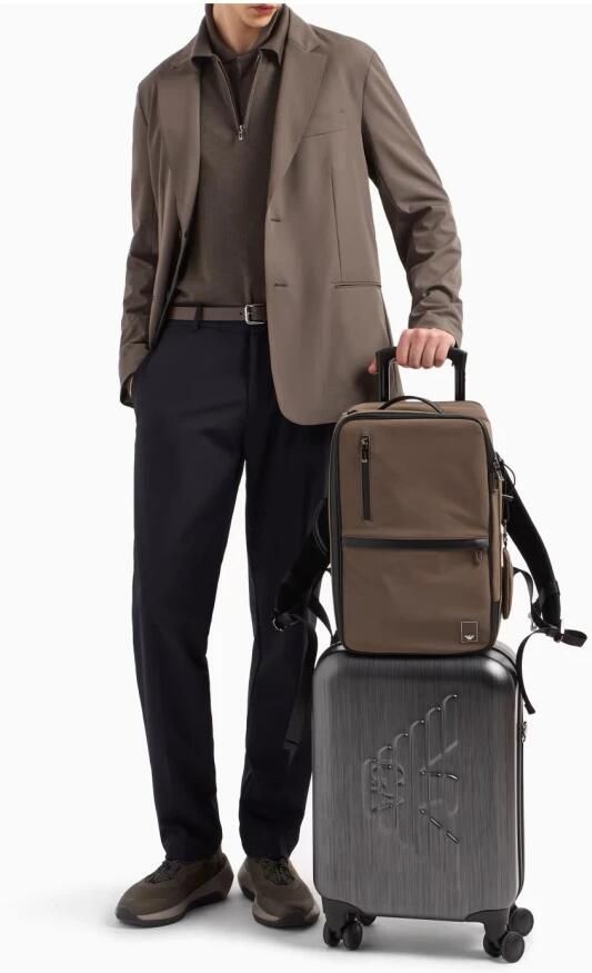 Emporio Armani Blauwe Navy Chino's Stijlvolle Herenbroek Blue Heren