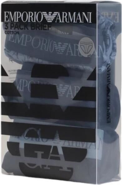 Emporio Armani Blauwe Polyester Ondergoed Collectie Herfst Winter Blue Heren - Foto 4