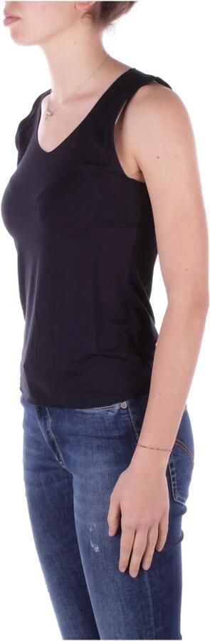 Emporio Armani Blauwe T-shirts en Polos Slim Fit Blue Dames - Foto 2