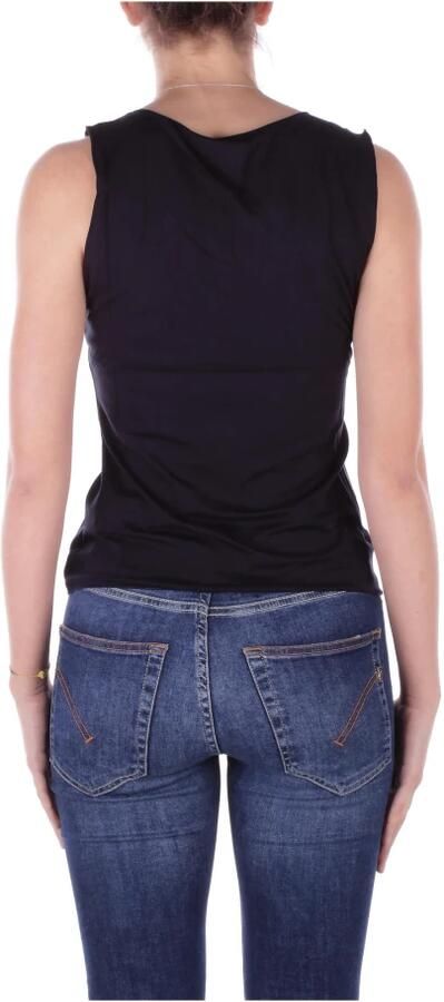 Emporio Armani Blauwe T-shirts en Polos Slim Fit Blue Dames