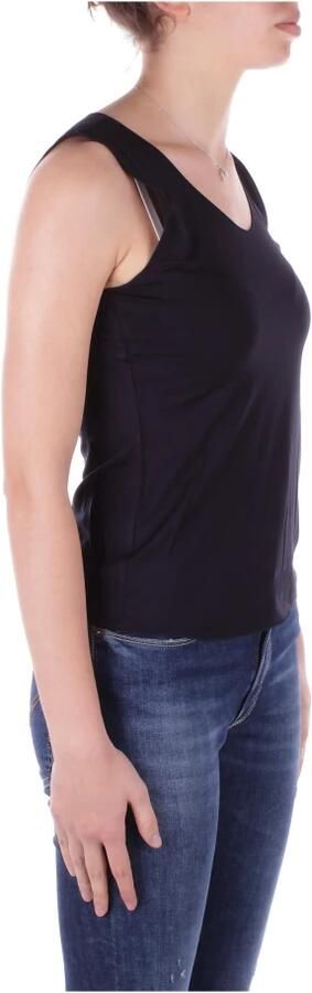 Emporio Armani Blauwe T-shirts en Polos Slim Fit Blue Dames - Foto 4