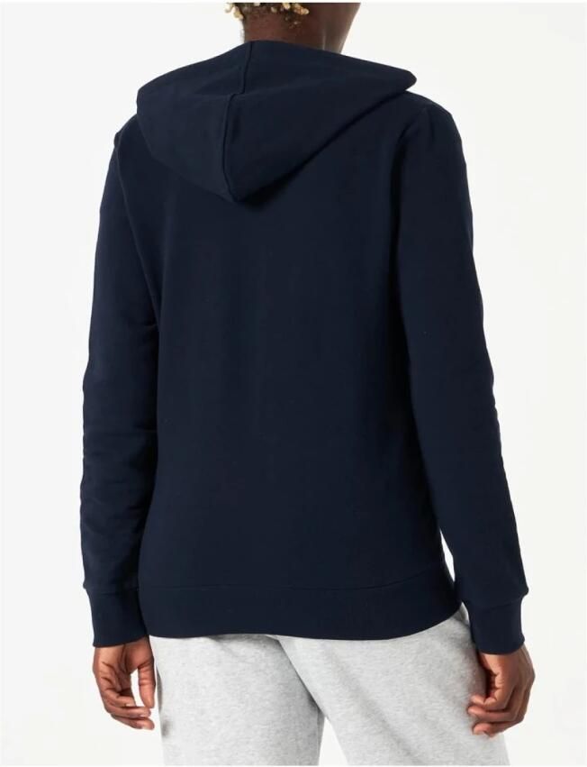 Emporio Armani Blauwe Zip Hoodie met Bedrukt Logo Blue Dames - Foto 2