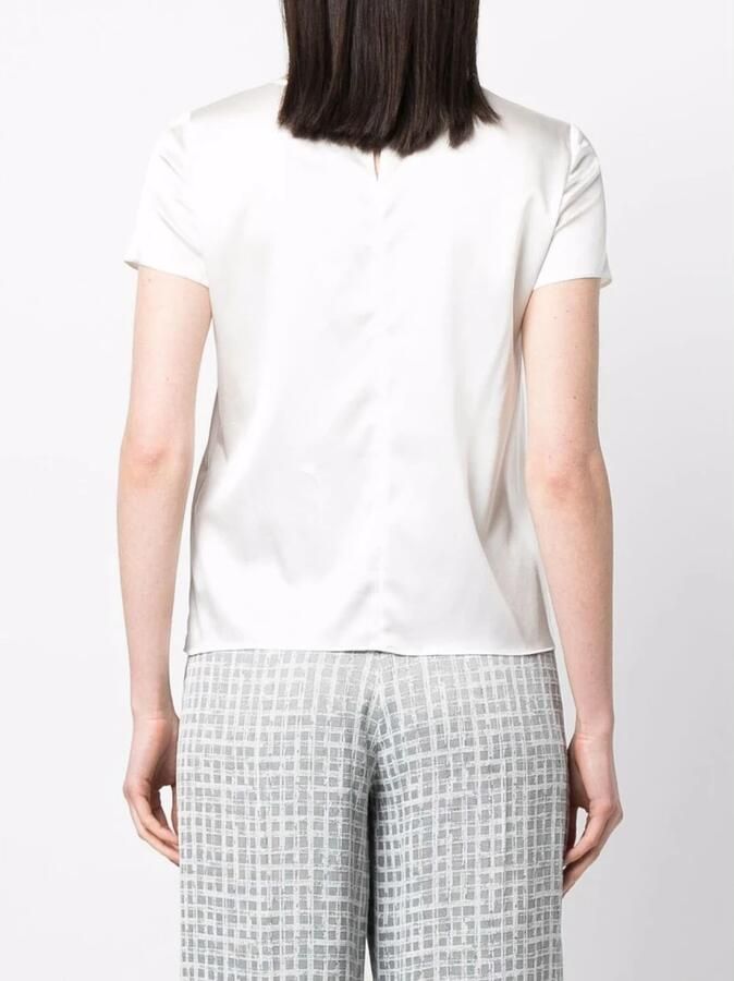 Emporio Armani Blouse met druppelvormig rugdecolleté - Foto 3