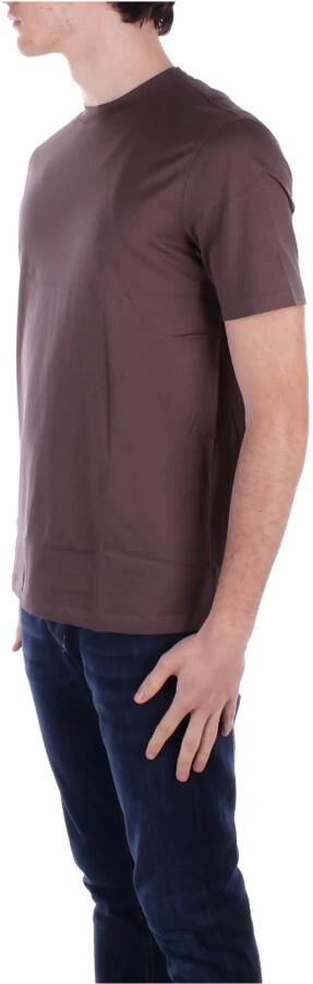 Emporio Armani Bruin Logo Front T-shirts en Polos Brown Heren - Foto 5