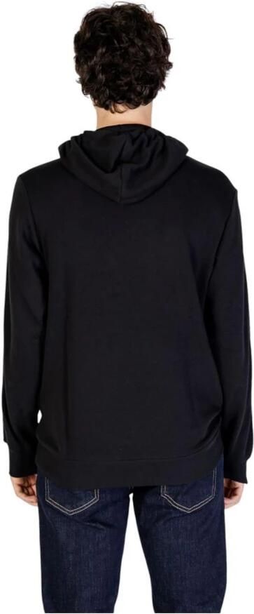 Emporio Armani Capuchonkatoenmix sweatshirt Black Heren - Foto 3