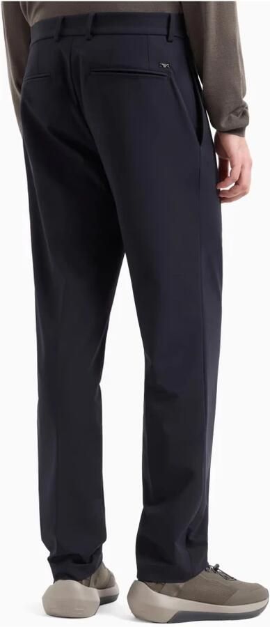 Emporio Armani Blauwe Navy Chino's Stijlvolle Herenbroek Blue Heren - Foto 3