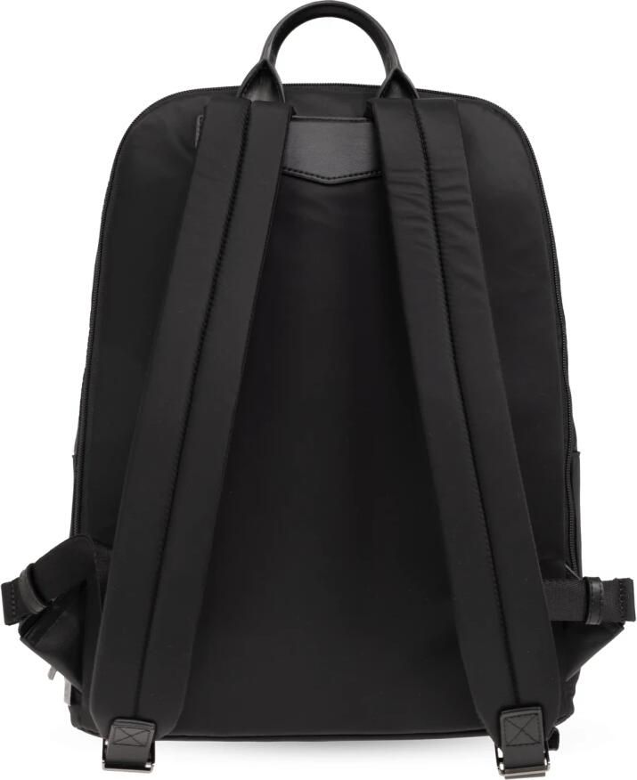 Emporio Armani Zwarte Nylon Rugzak Stijlvol en Functioneel Black Heren - Foto 4
