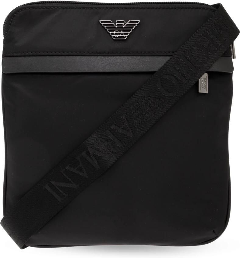Emporio Armani Messenger Bag voor stijlvolle professionals Black Heren - Foto 2